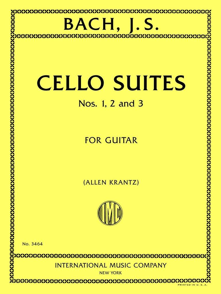 Three Cello Suites Tr. For Guitar (Krants)